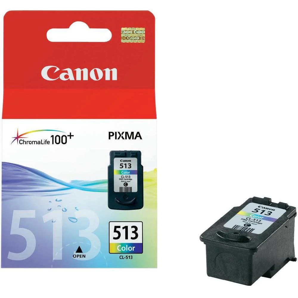 Canon High Yield Tri-Colour Ink Cartridge - Colour | CL-513 - Image 3