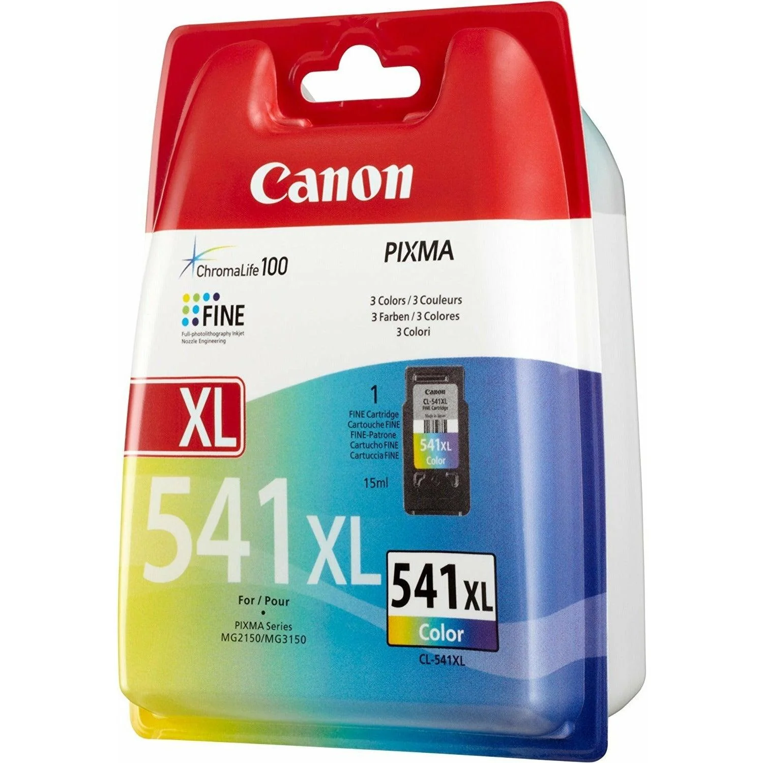 Canon High Yield Tri-Colour Ink Cartridge - Black | CL-541XL - Image 2