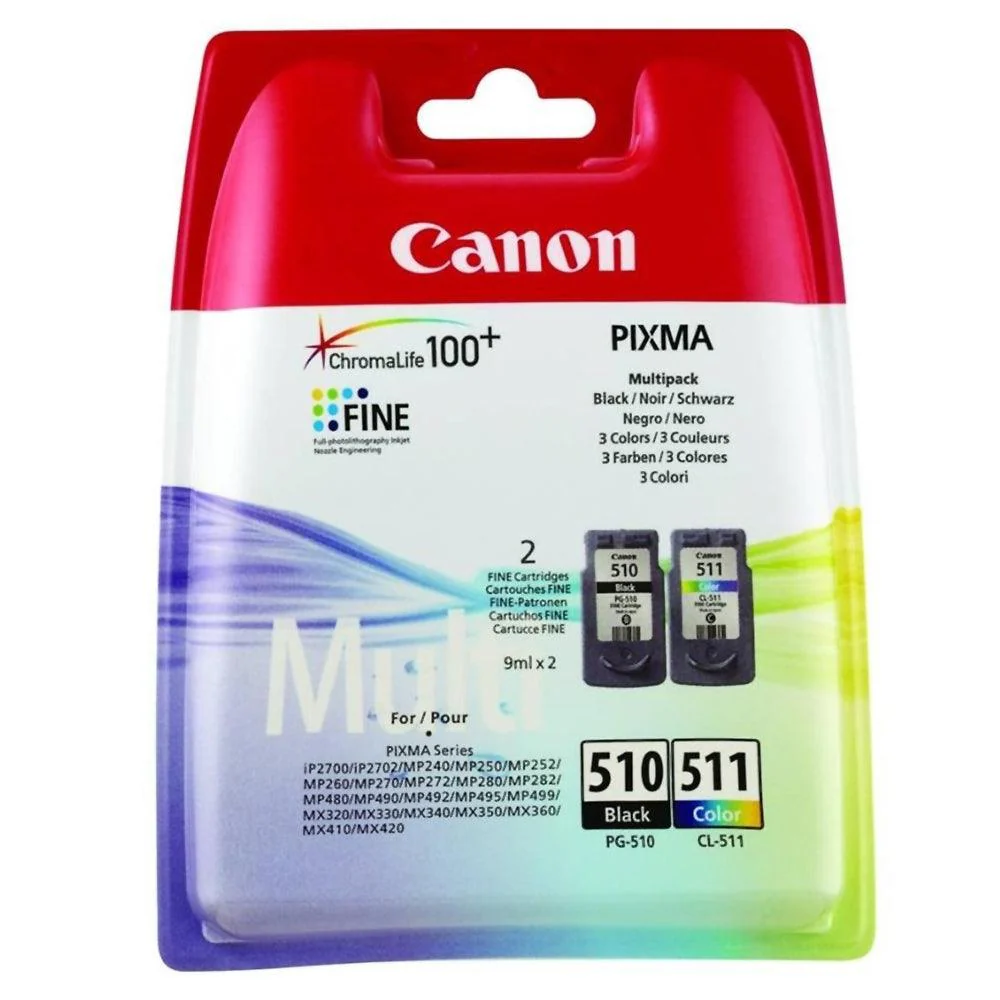 Canon PG510/CL511 Multipack Ink Cartridge | SCAN2168