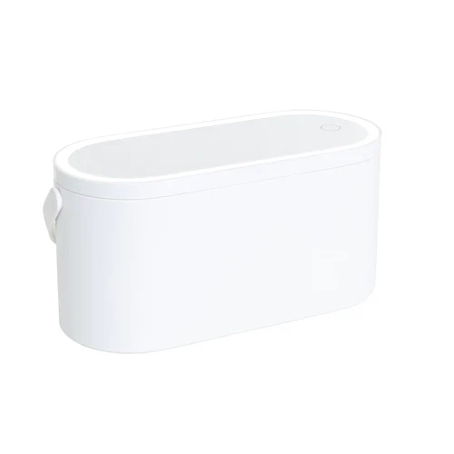 Carmen Portable LED Make Up Mirror with Case - White | C81167WHT - Image 4