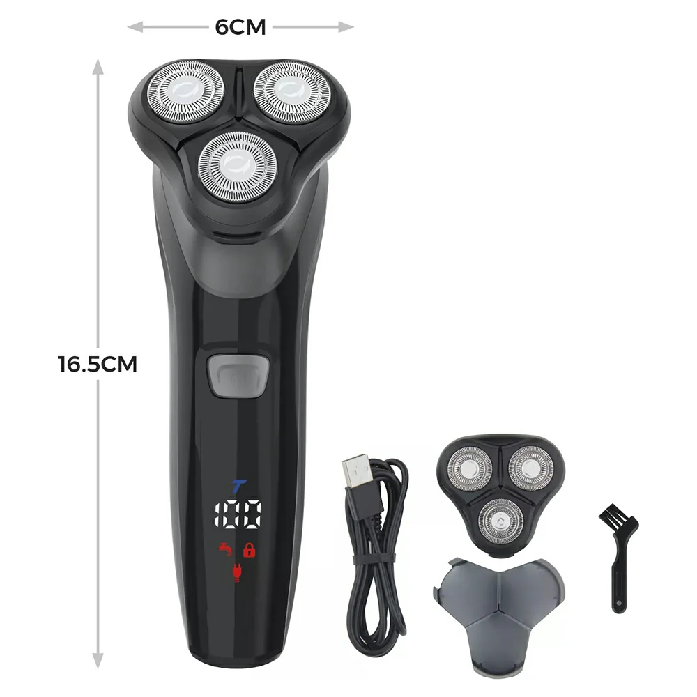 Carmen Professional IPX7 Rotary Shaver - Black | C81209 - Image 6