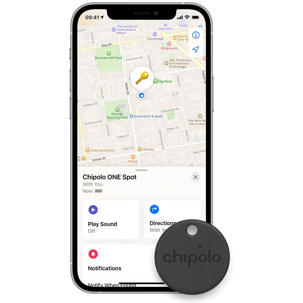 Chipolo ONE Spot Bluetooth Tracker - Grey | CH-C21M-GY-R - Image 2