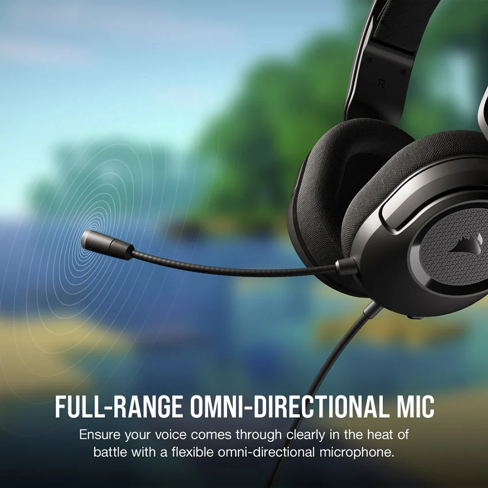 Corsair HS35 V2 Multiplatform Over-Ear Wired Gaming Headset - White - Image 6