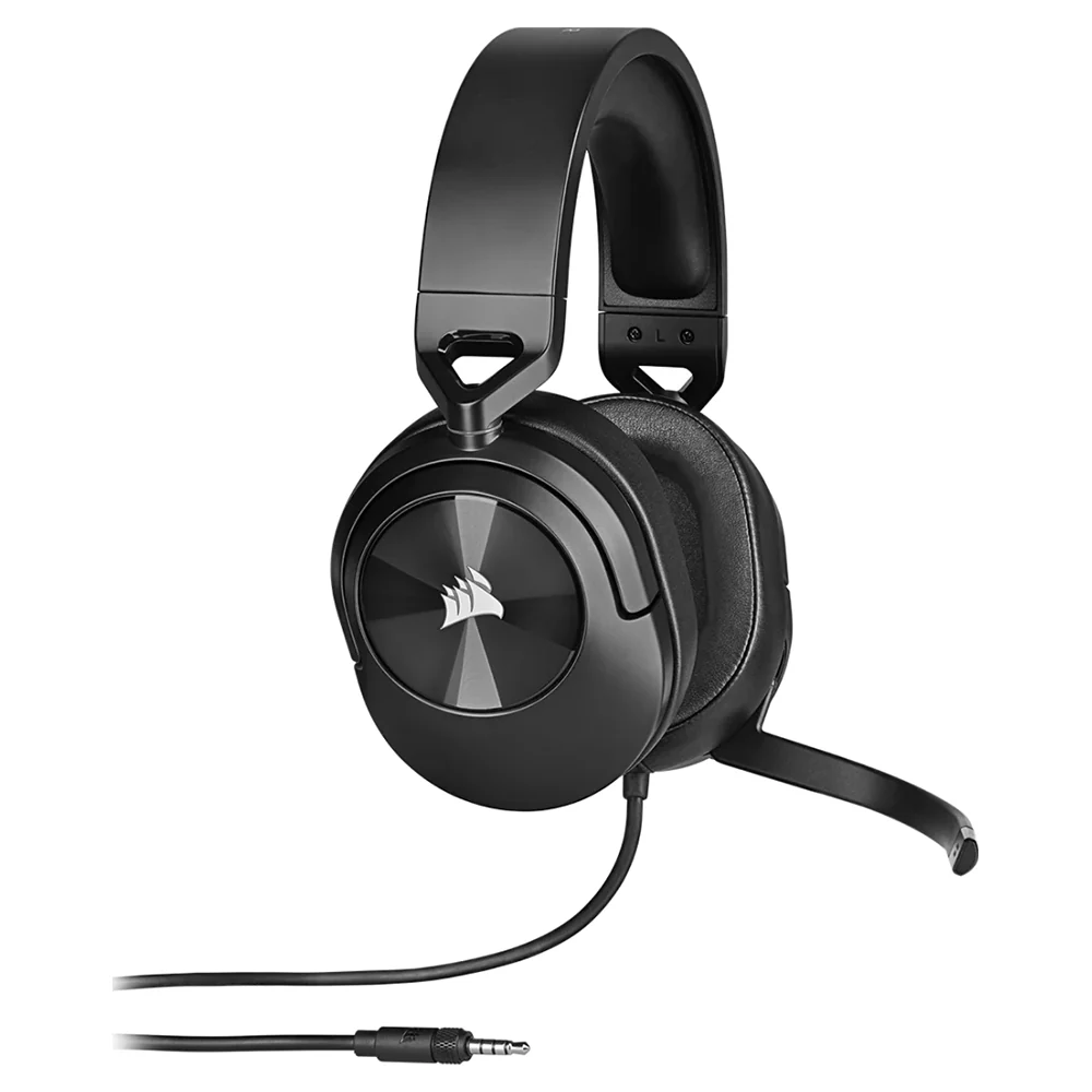 Corsair HS55 Over-Ear Wired Gaming Headset - Carbon | 106-CA-9011260-EU