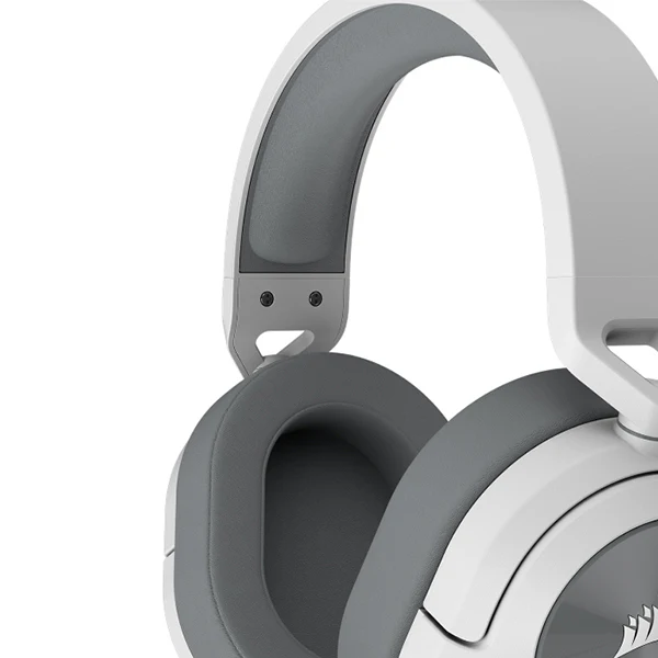 Corsair HS55 Over-Ear Wired Gaming Headset - White | 106-CA-9011261-EU - Image 7