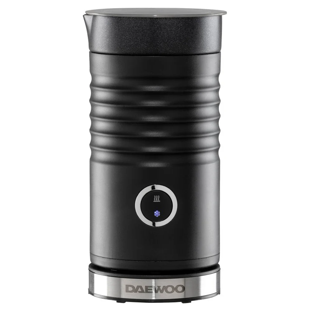 Daewoo 200ml Electric Milk Frother Warmer - Black | 970104
