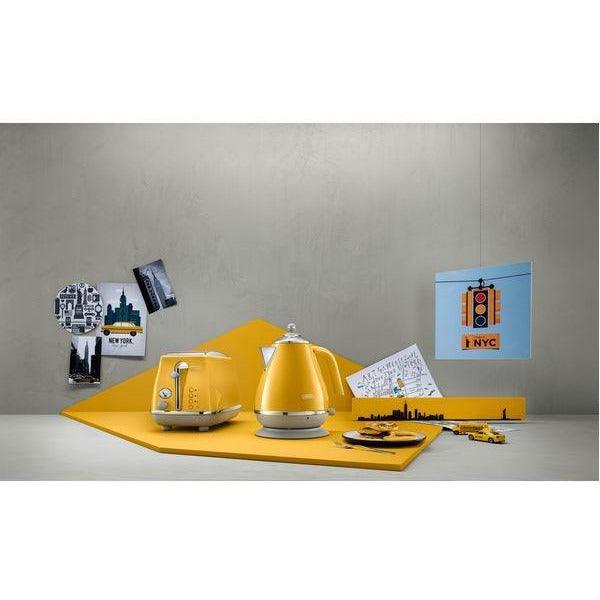 DeLonghi 1.7L 3000W Jug Kettle - Yellow | KBOC3001.Y - Image 5
