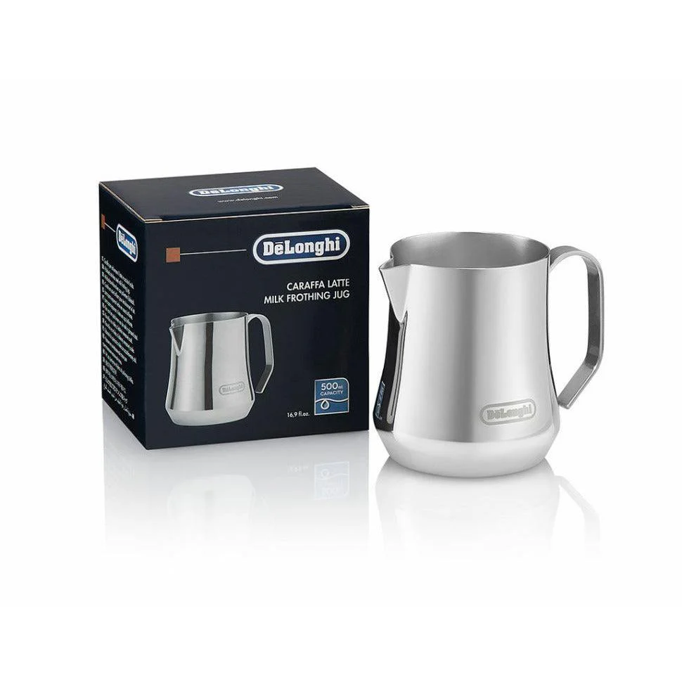 DeLonghi 350ml Milk Frothing Jug - Stainless Steel | DLSC060 - Image 2
