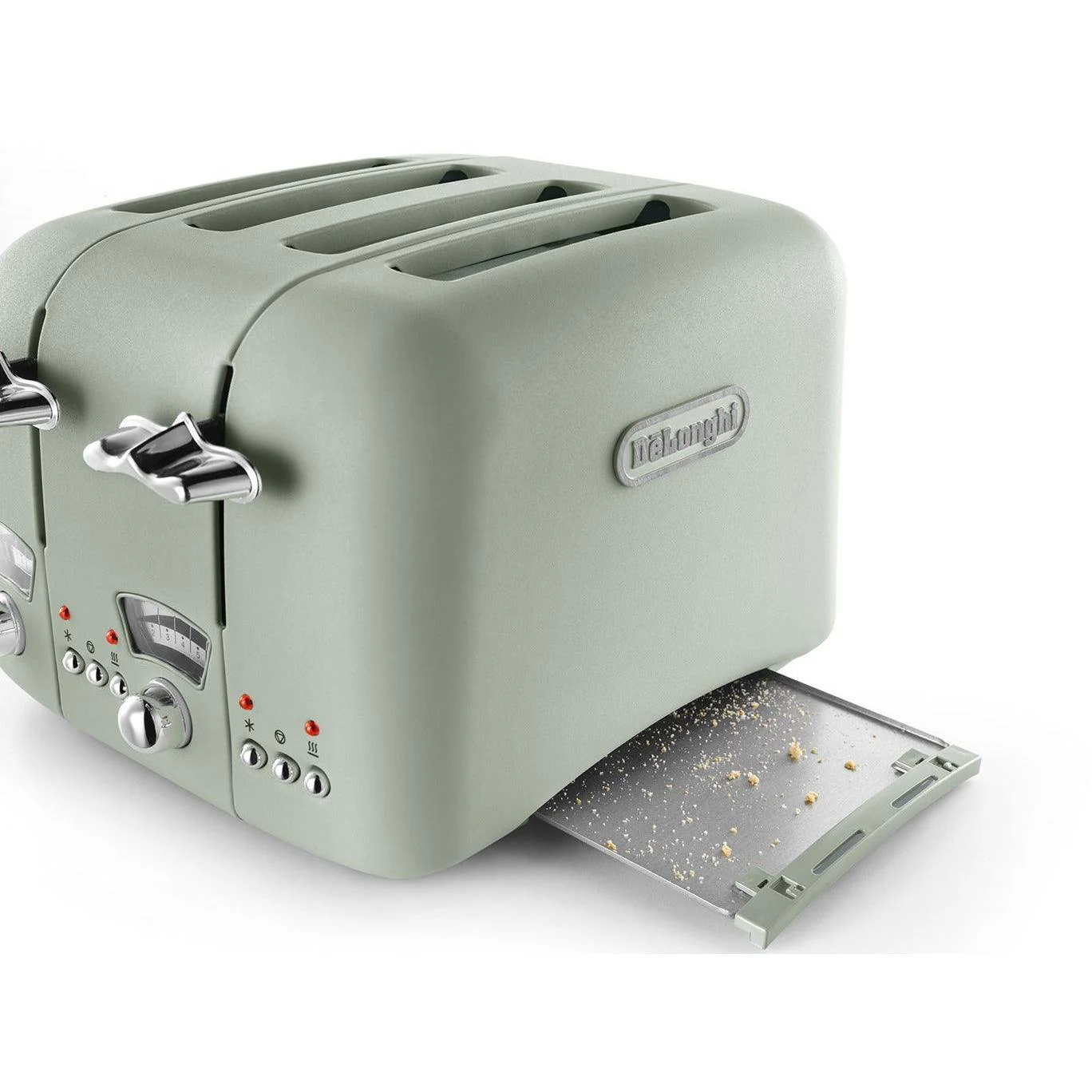DeLonghi Argento Flora 1800W 4 Slice Toaster - Green | CT04.GR - Image 2