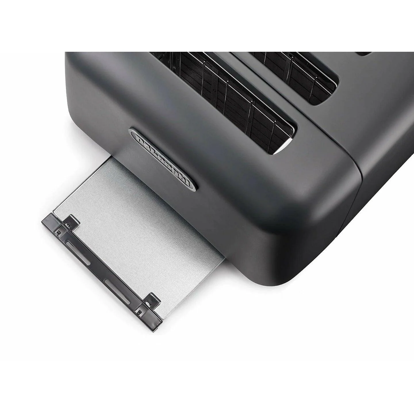 DeLonghi Argento Silva 1800W 4 Slice Toaster - Grey | CT04.GY - Image 3