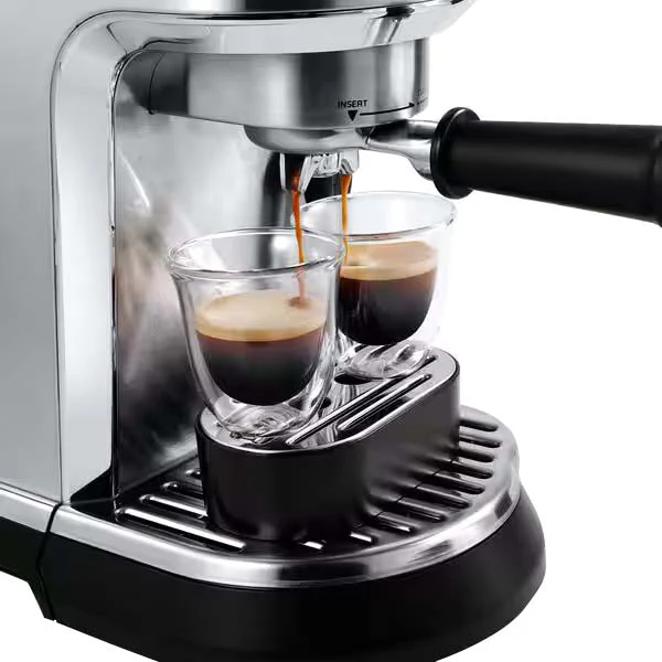DeLonghi Dedica Maestro Plus Manual Coffee Machine - Metal | EC950.M - Image 2