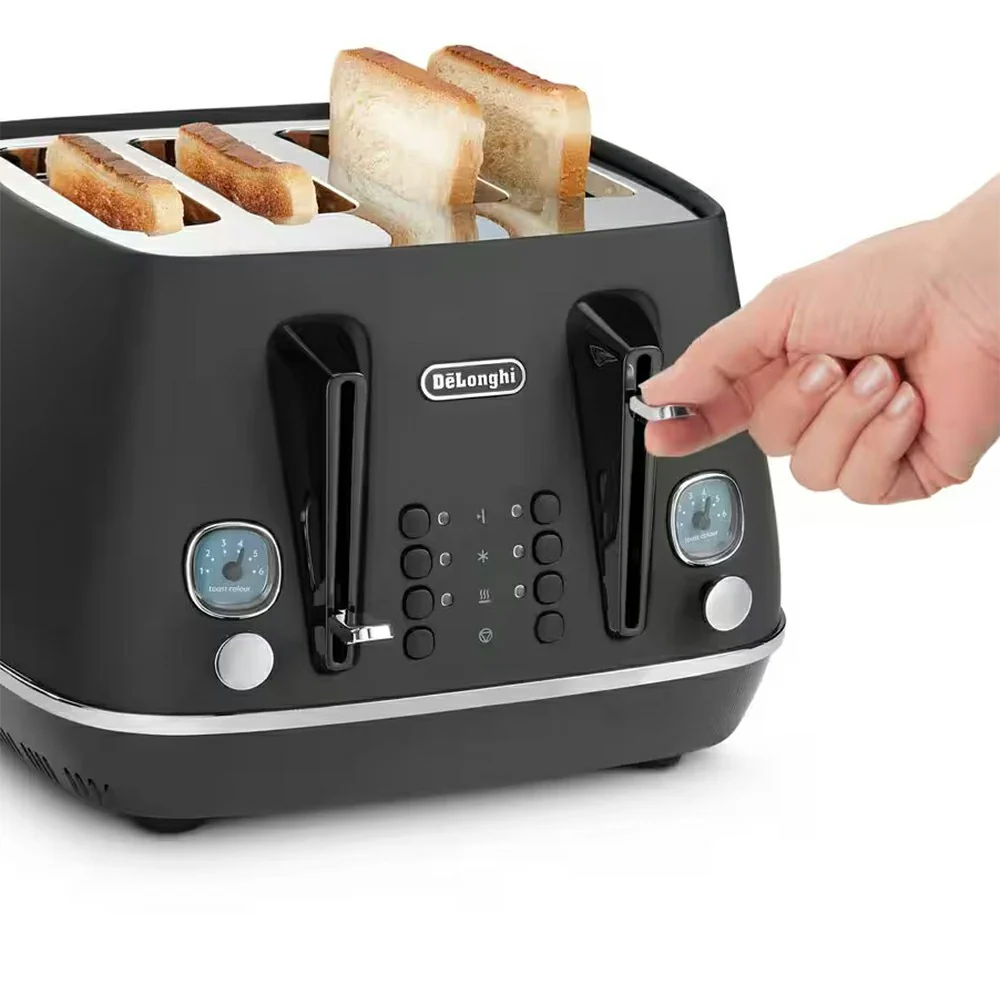 DeLonghi Distinta Moments 1800W 4 Slice Toaster - Black | CTIN4003.BK - Image 3