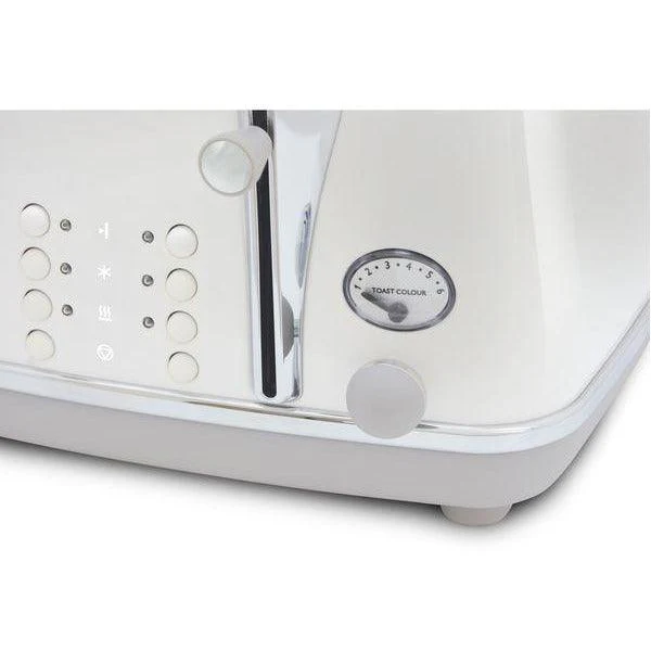 DeLonghi Icona 1800W 4 Slice Toaster - White | CTOC4003.W - Image 2