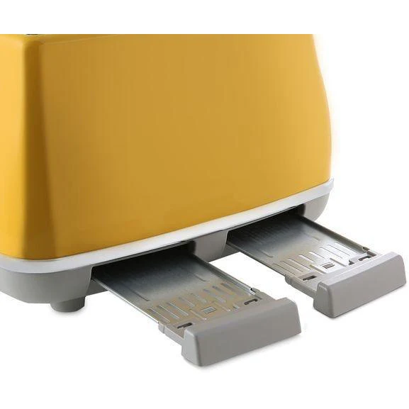 DeLonghi Icona 1800W 4 Slice Toaster - Yellow | CTOC4003.Y - Image 7