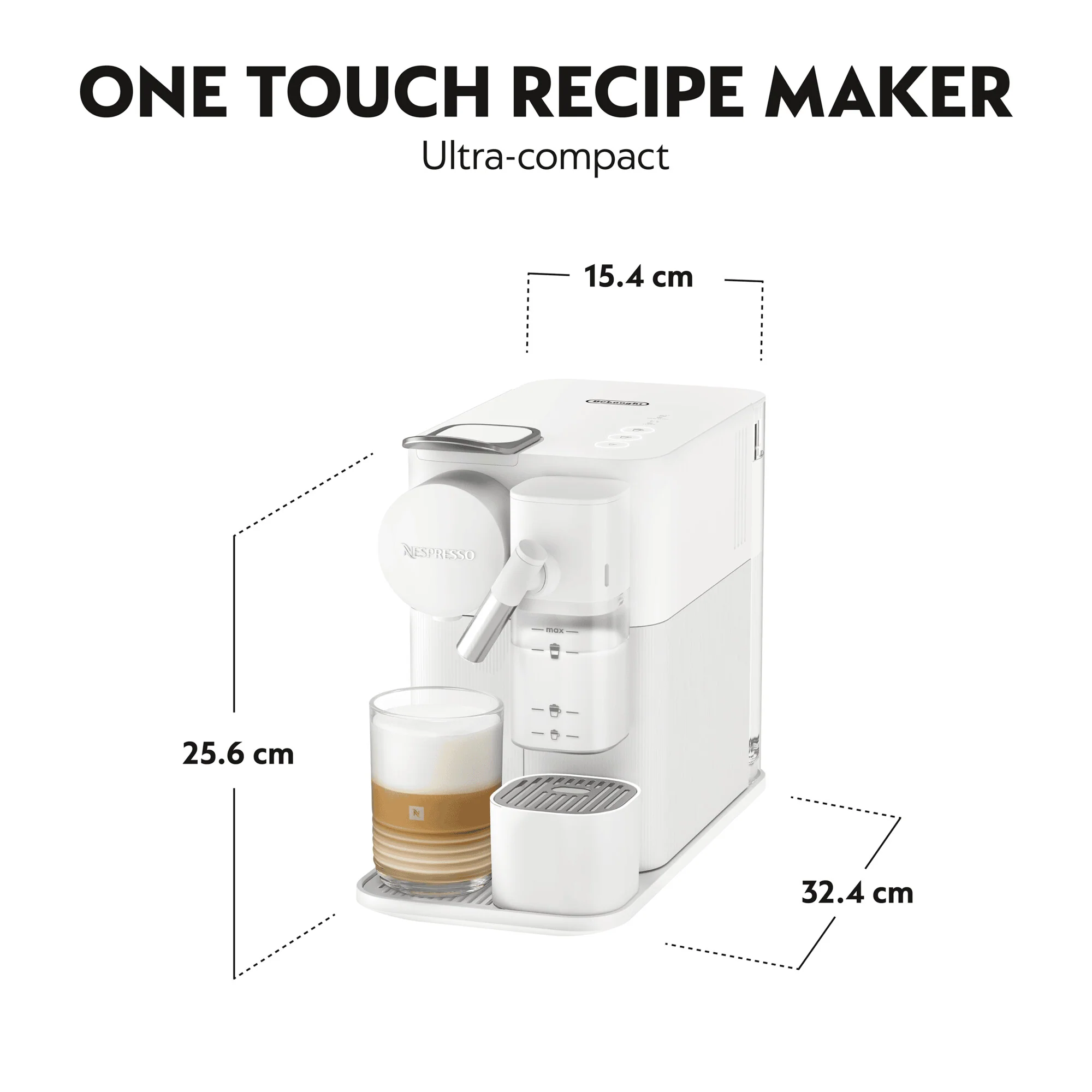 DeLonghi Lattissima One Nespresso Coffee Machine - White | EN510.W - Image 5