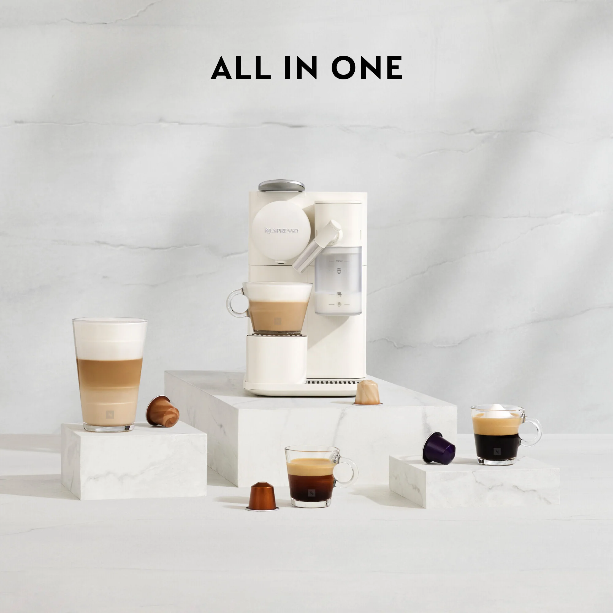 DeLonghi Lattissima One Nespresso Coffee Machine - White | EN510.W - Image 8