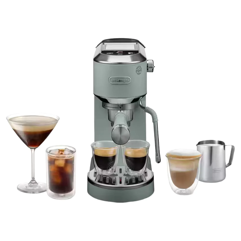 DeLonghi New Dedica Duo Coffee Machine - Green | EC890.GR
