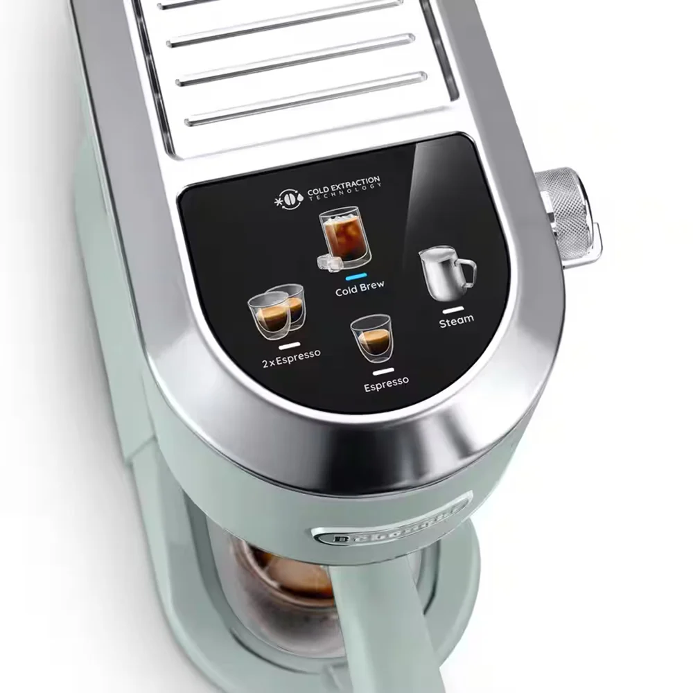 DeLonghi New Dedica Duo Coffee Machine - Green | EC890.GR - Image 2