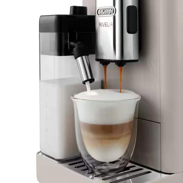 DeLonghi Rivelia 1.4L Automatic Coffee Machine - Sand Beige | EXAM440.55.BG - Image 4