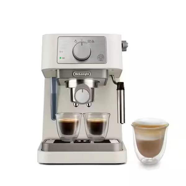 DeLonghi Stilosa Espresso Coffee Machine - Cream | EC260.CR - Image 2