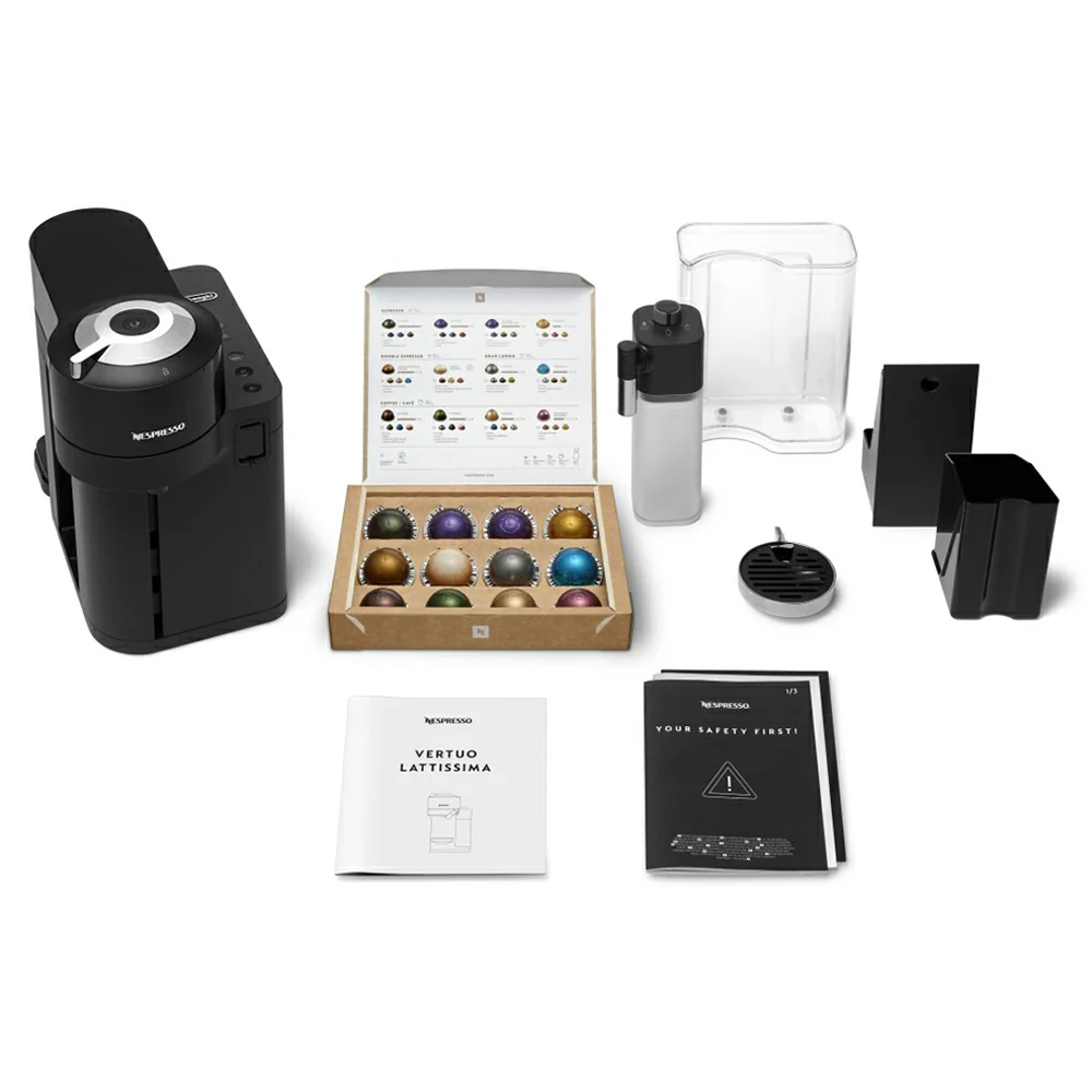 Nespresso Vertuo Lattissima Coffee Machine - Black | ENV300.B - Image 3