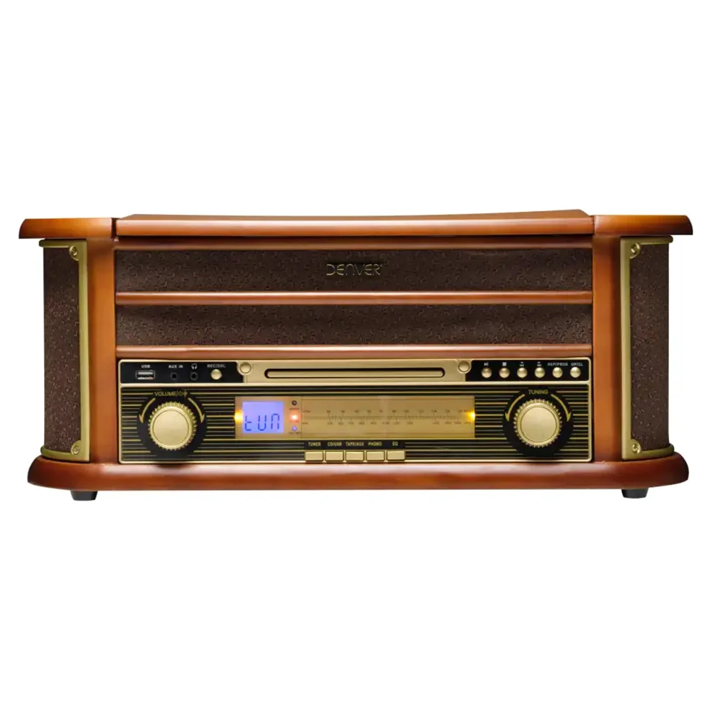 Denver Retro Music System with Turntable and Radio | MCR-50MK3 - Image 2