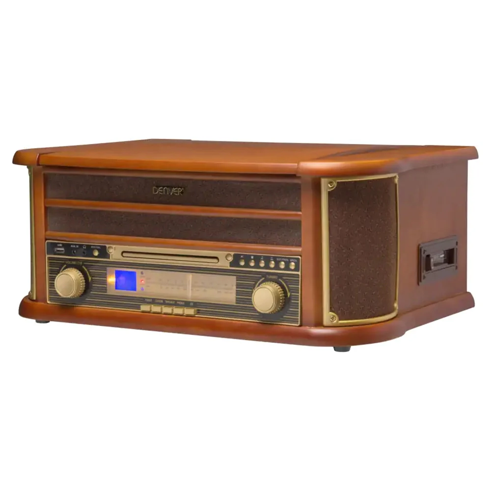 Denver Retro Music System with Turntable and Radio | MCR-50MK3 - Image 3