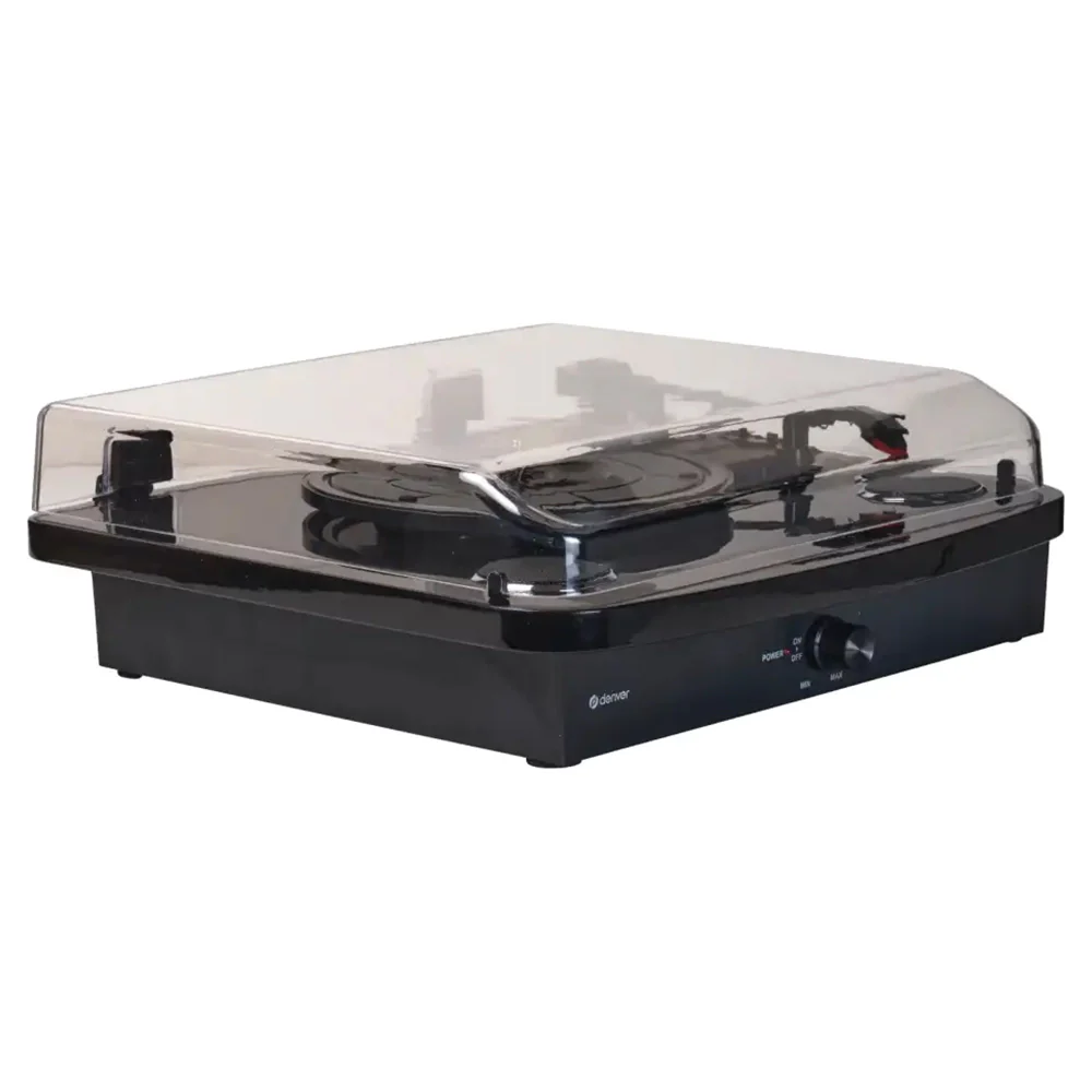Denver Retro Turntable - Piano Black | VPL-230B - Image 3