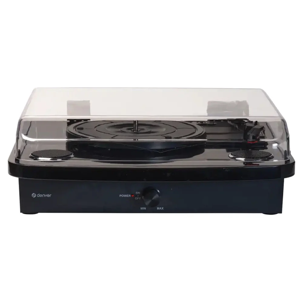 Denver Retro Turntable - Piano Black | VPL-230B - Image 4