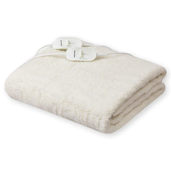 Dimplex Super King Washable Fleece Heated Mattress Cover with Dual Control - White | DMC3004