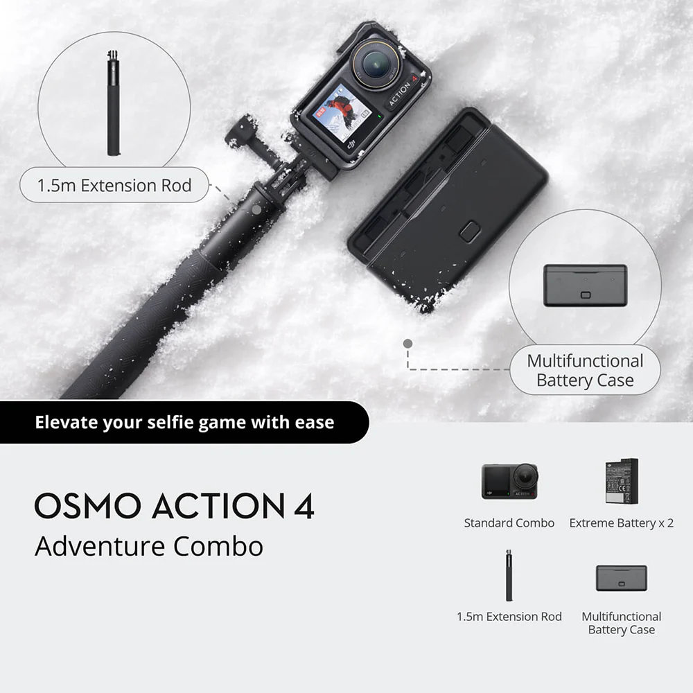 DJI Osmo Action 4 Camera Adventure Combo - Black | CP.OS.00000270.01 - Image 15