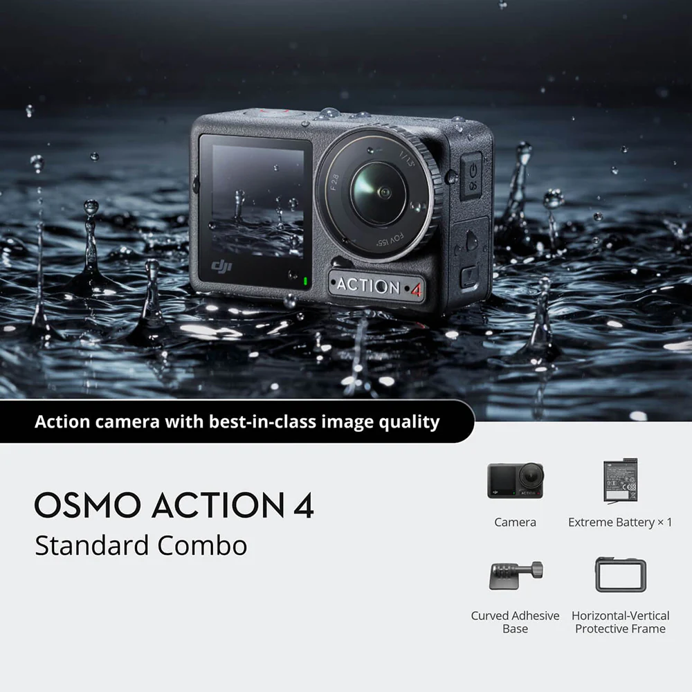 DJI Osmo Action 4 Camera Standard Combo - Black | CP.OS.00000269.01 - Image 14