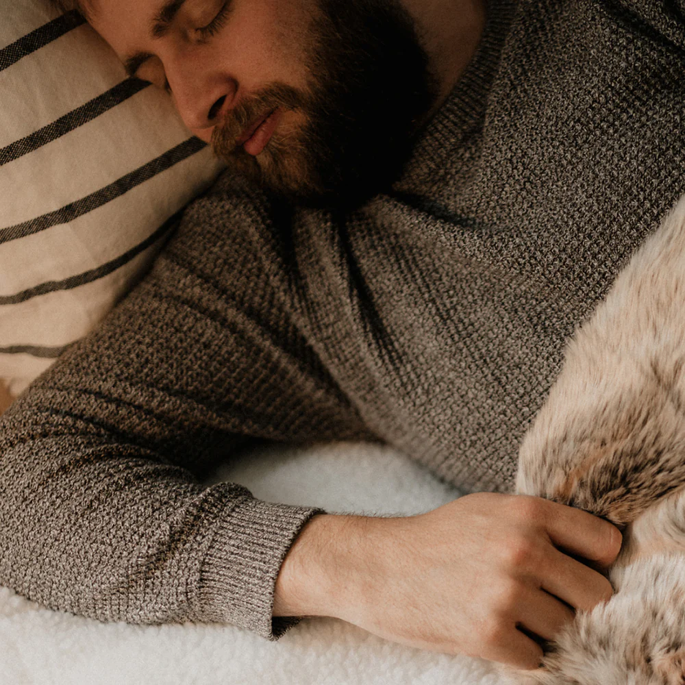 Dreamland Hunker Down Scandi Sherpa Single Underblanket with Single Controller - White | 16694C - Image 6