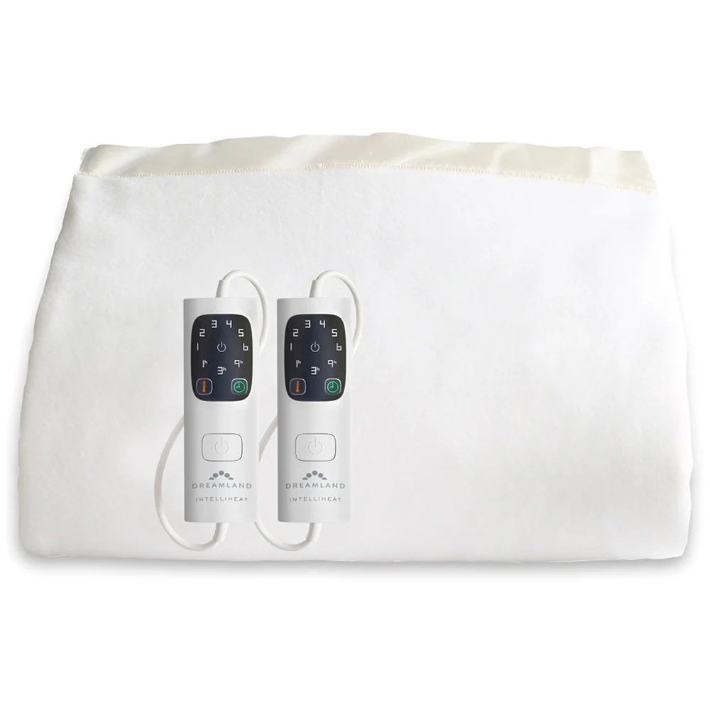 Dreamland Peaceful Dreams Double Warming Overblanket with Dual Controllers - Ivory | 16925