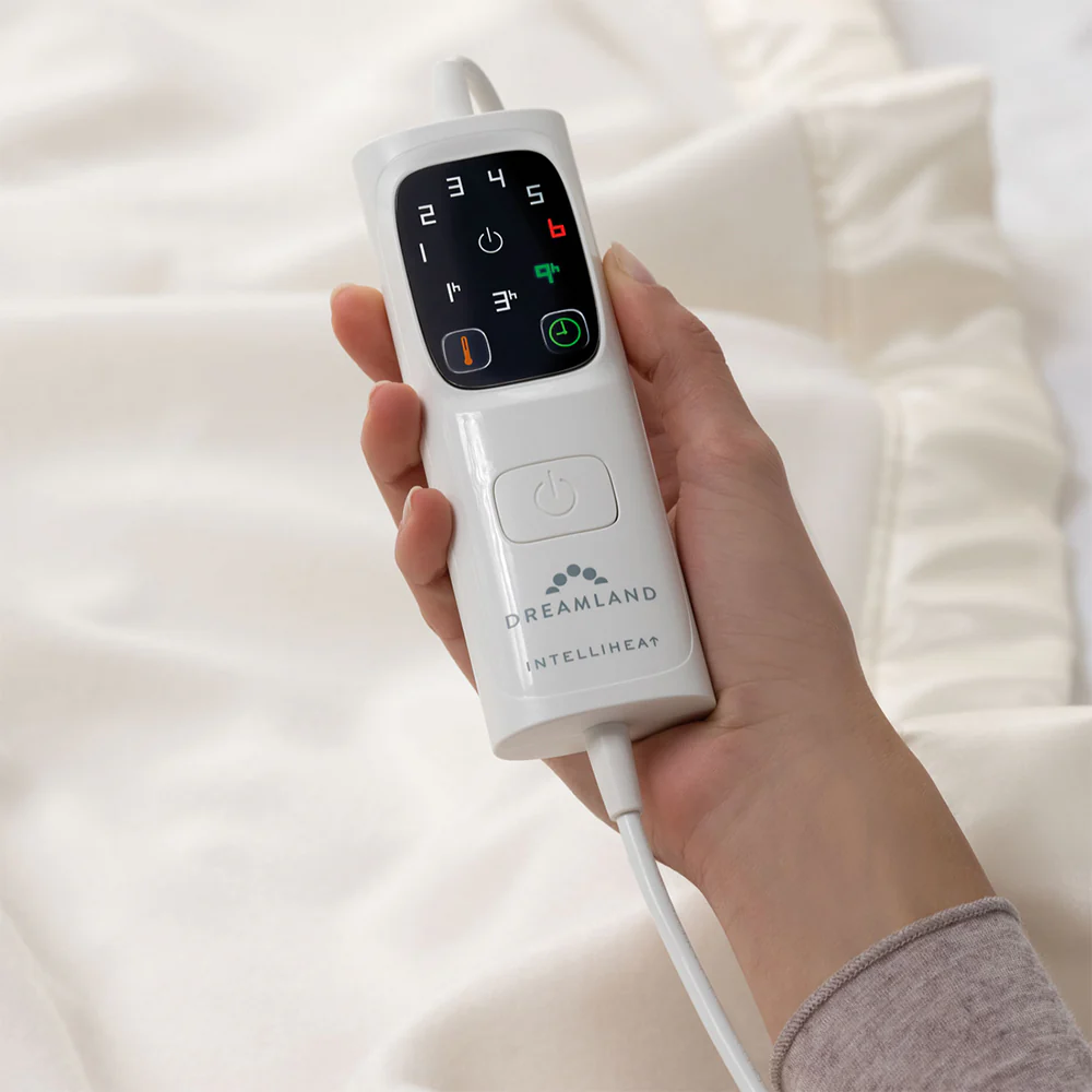 Dreamland Peaceful Dreams Double Warming Overblanket with Dual Controllers - Ivory | 16925 - Image 2