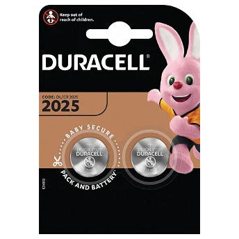 Duracell 3V Lithium Coin Cell Battery - Pack of 2 | 2025CR