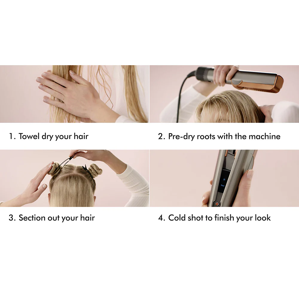 Dyson Airstrait Hair Straightener - Ceramic Pink & Rose Gold | 598961-01 - Image 5