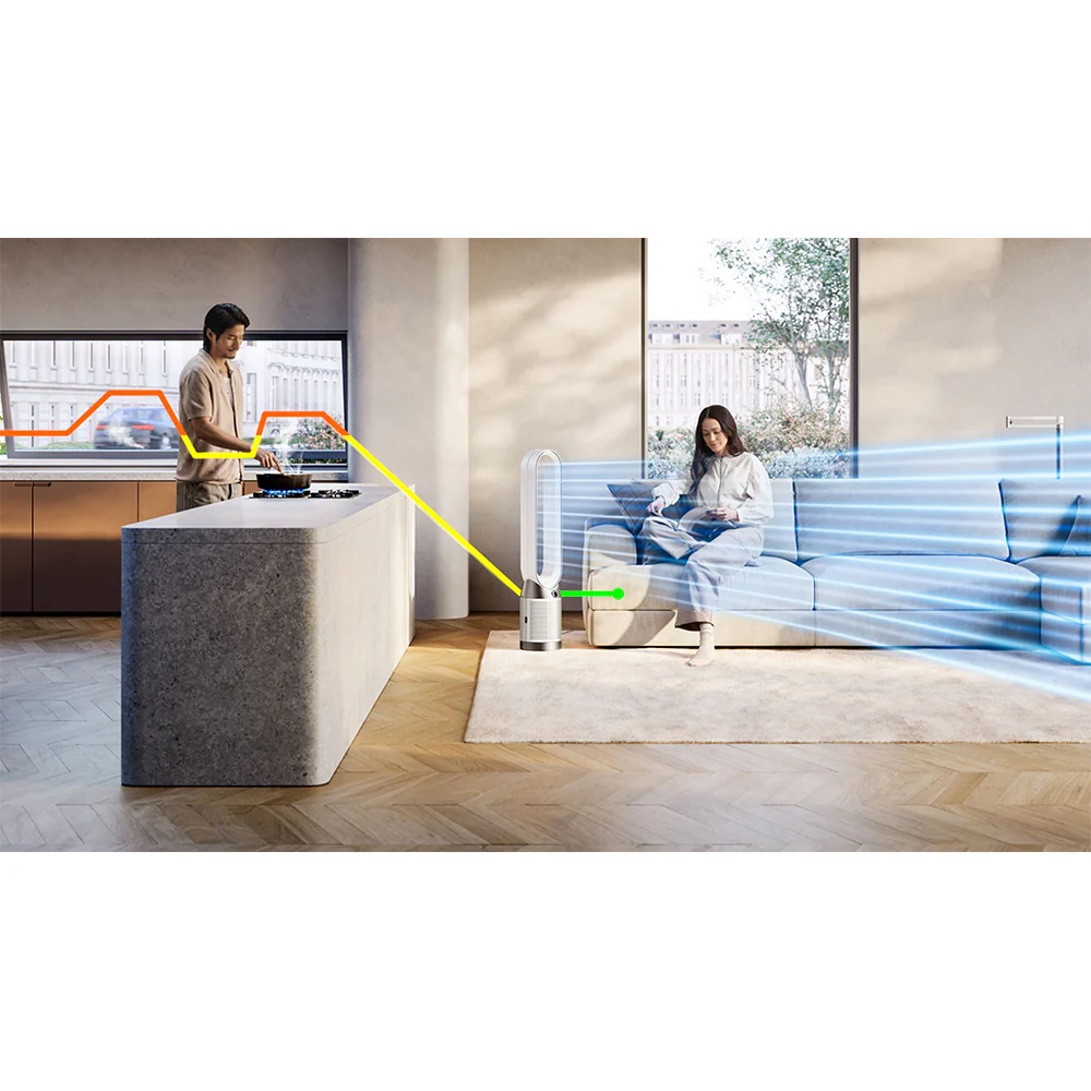 Dyson Cool PC1 Air Purifier - White & Nickel | 544903-01 - Image 3
