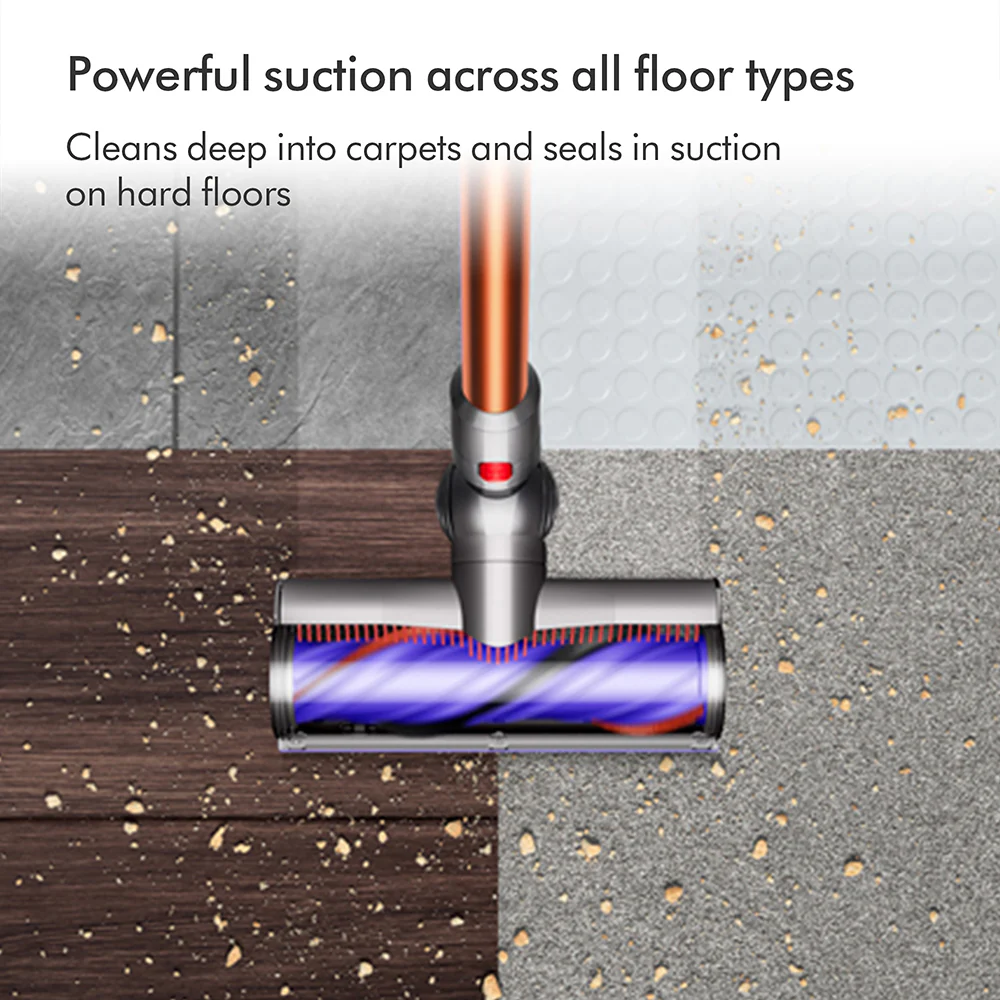 Dyson Cyclone V10 Submarine Wet and Dry Cordless Vacuum Cleaner - Nickel & Copper | 594594-01 - Image 4