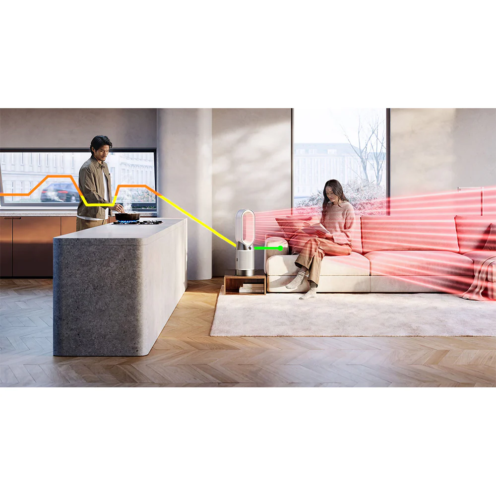 Dyson Purifier Hot+Cool HP1 Air Purifier - White | 544837-01 - Image 3