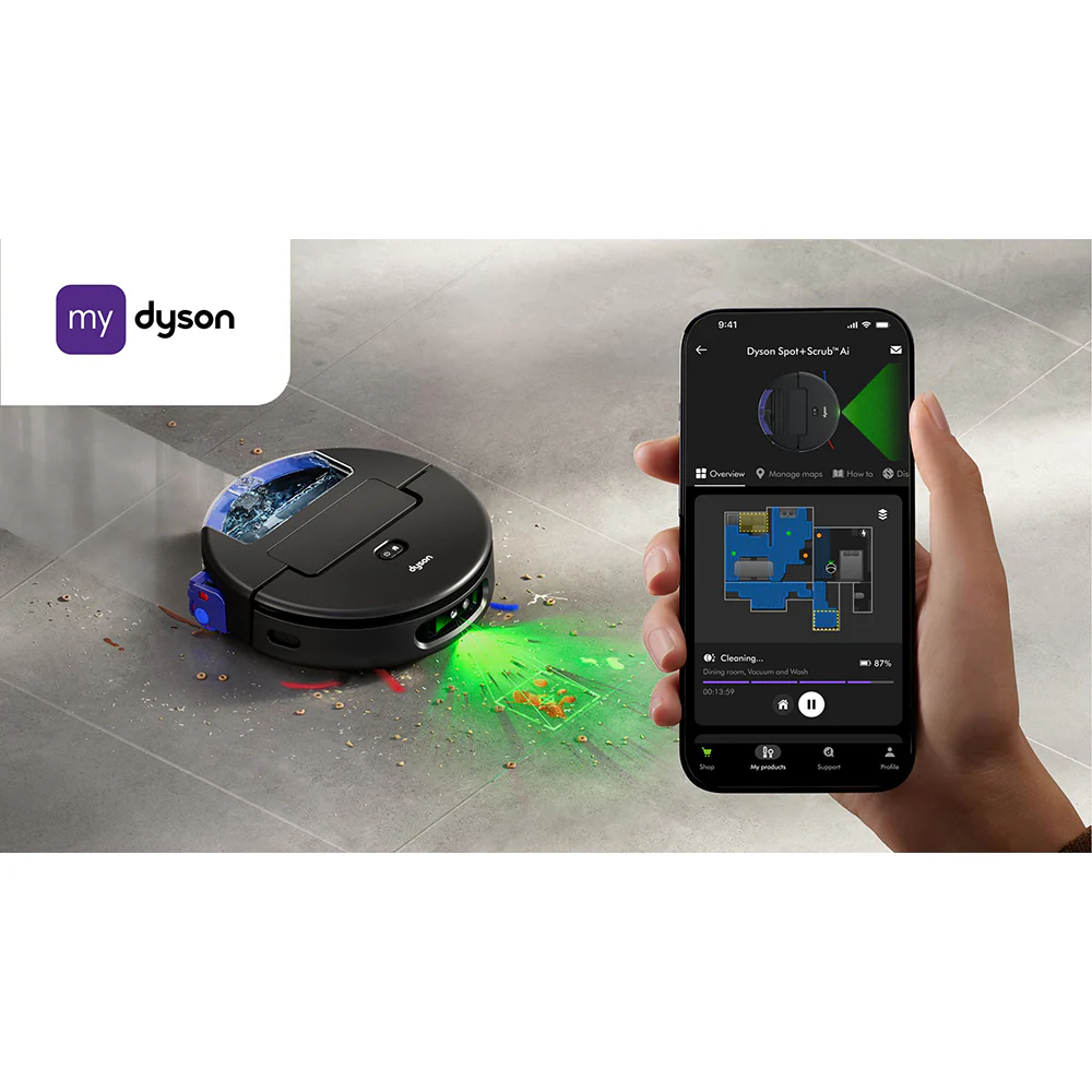 Dyson Spot+Scrub Ai Robot Vacuum Cleaner - Black | 586180-01 - Image 9