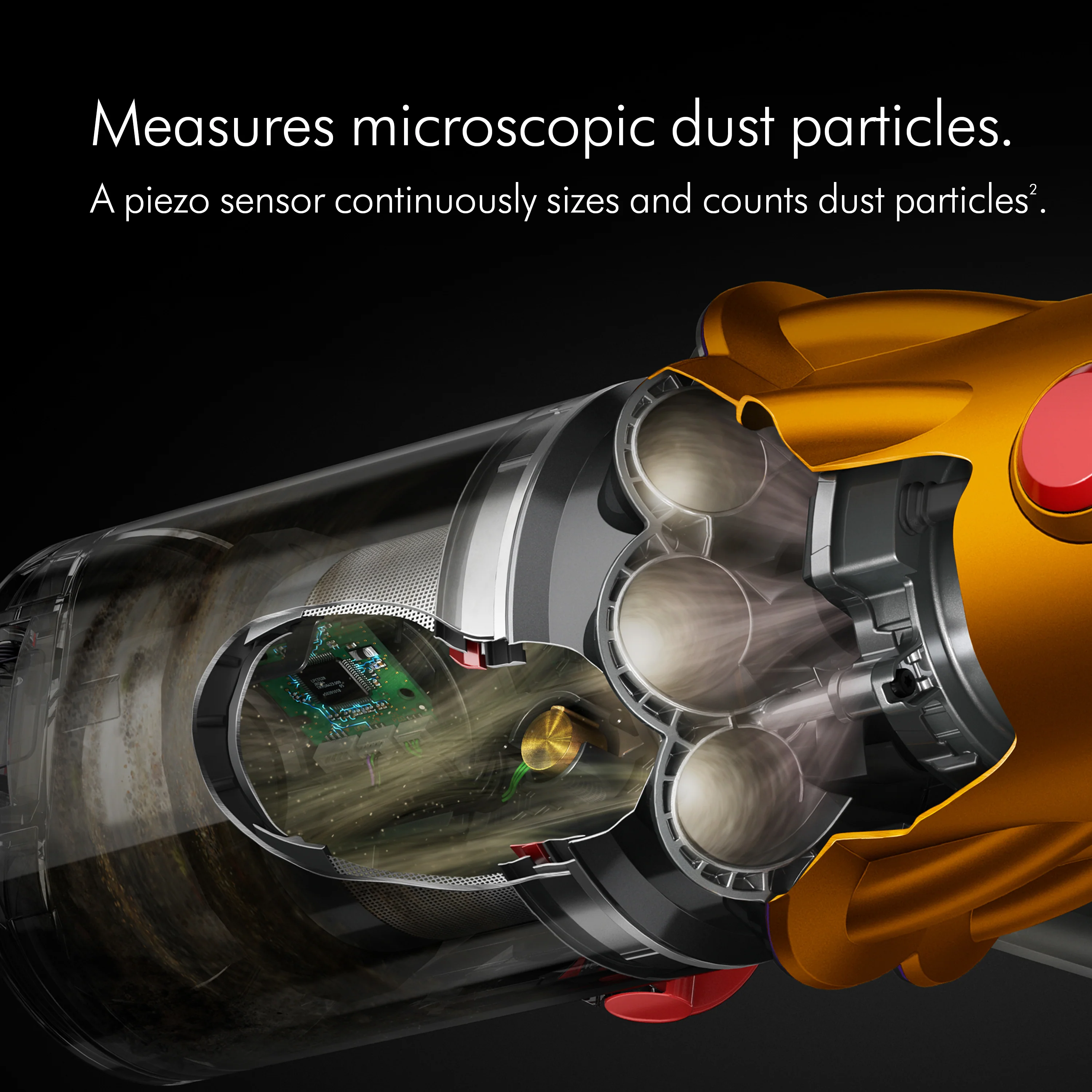 Dyson V12 Absolute Cordless Vacuum Cleaner - Nickel & Yellow | V12ABSOLUTENE - Image 5