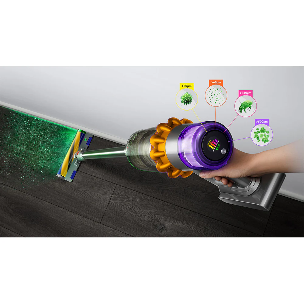 Dyson V15 Detect Extra Cordless Vacuum Cleaner - Nickel & Blue | V15EXTRA - Image 6