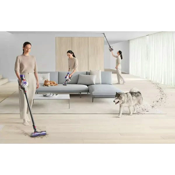 Dyson V8 Absolute 0.54L Cordless Vacuum Cleaner - Silver Yellow | V8ABT - Image 3