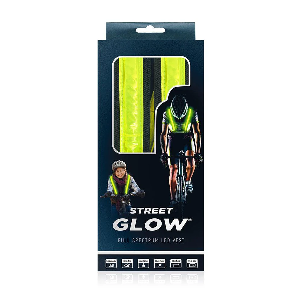 Easypix StreetGlow LED Light Vest for Kids (S/M) - Neon Green | 65000 - Image 2