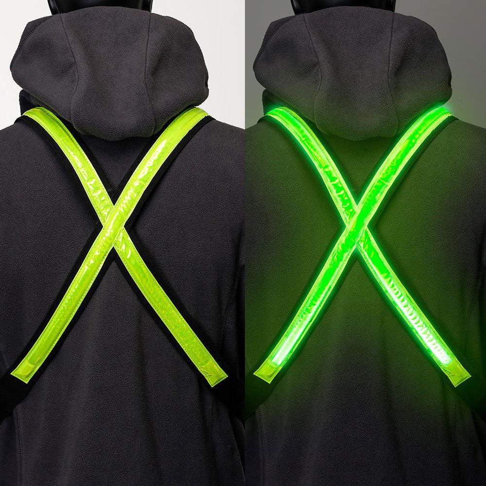 Easypix StreetGlow LED Light Vest for Kids (S/M) - Neon Green | 65000 - Image 7