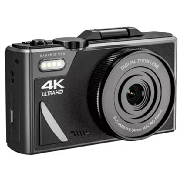 EasyPix V64 Flip 64MP Digital Camera - Black | 267-20203 - Image 4