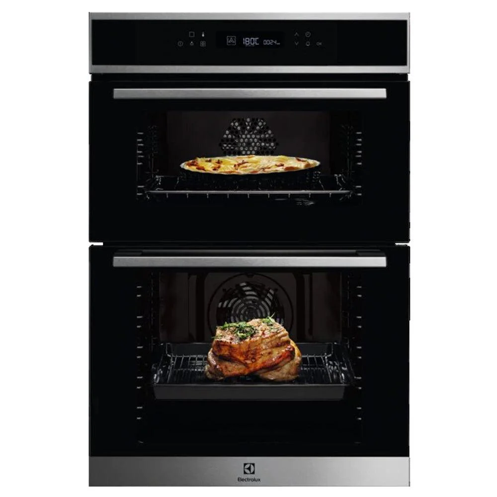 Electrolux 100L Built-In Electric Double Oven - Stainless Steel | KDFCC00X