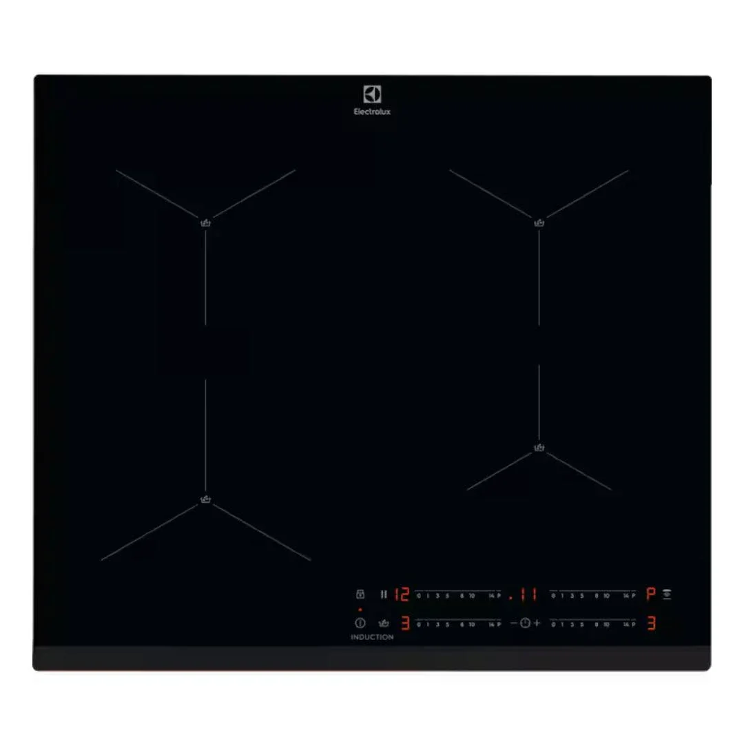 Electrolux 60CM 4 Zone Induction Hob - Black | LIS62443