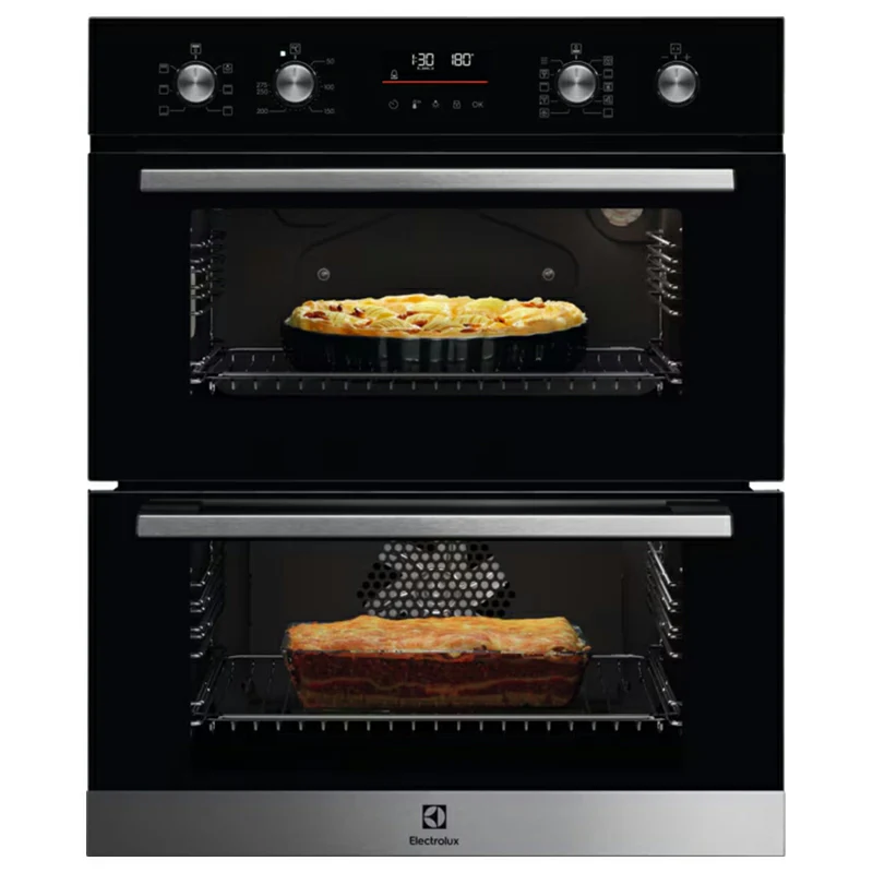 Electrolux 87L Built-In Electric Double Oven - Stainless Steel | EDFDC46UX